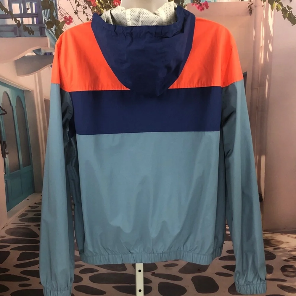 NWT Tommy Hilfiger Sunset Color Block Windbreaker